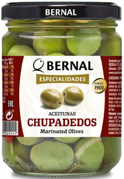 Оливки пальчики Bernal Chupadedos 436г